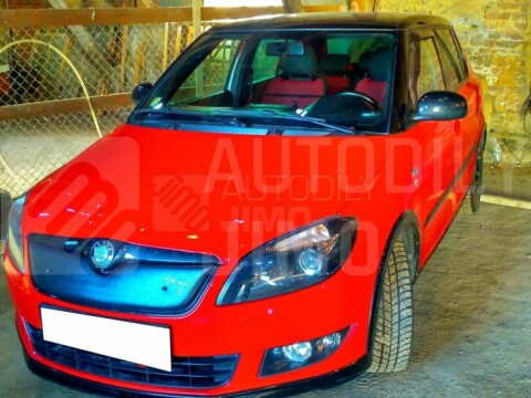 Zimní clona chladiče Škoda Fabia II 10-14, Rooomster, kryt masky Zimní clona chladiče Škoda Fabia II 10-14, Rooomster, kryt masky