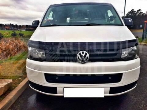 Ochranná lišta přední kapoty VW T5 10-16+Zimní clona chladiče VW T5 10-15 dolní Ochranná lišta přední kapoty VW T5 10-16+Zimní clona chladiče VW T5 10-15 dolní