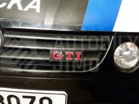 Znak, logo, emblém, nápis VW GTi - na přední masku Znak, logo, emblém, nápis VW GTi - na přední masku