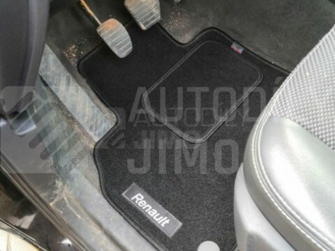 Textilní autokoberce Renault Espace IV, 02-14 s nápisem, gramáž 2000g/m2 Textilní autokoberce Renault Espace IV, 02-14 s nápisem, gramáž 2000g/m2
