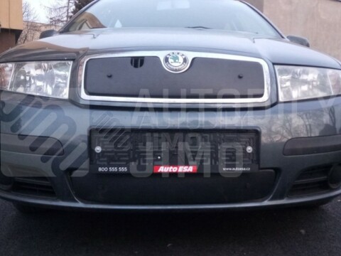 Zimní clony chladiče Škoda Fabia I 04-07 facelift, kryt masky + nárazníku Zimní clony chladiče Škoda Fabia I 04-07 facelift, kryt masky + nárazníku