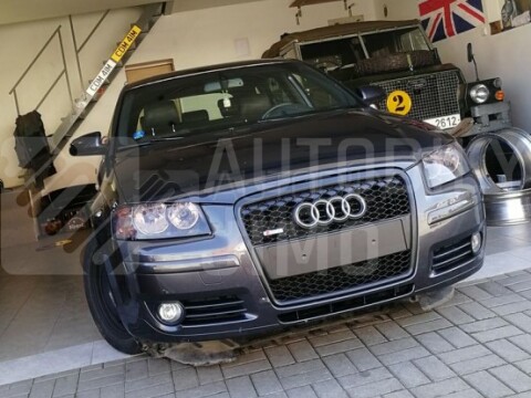 Přední maska Audi A3 05-08 RS Style, matná černá Přední maska Audi A3 05-08 RS Style, matná černá