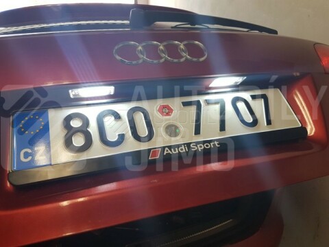 LED osvětlení SPZ Audi A3 8P, A4 B6, B7 LED osvětlení SPZ Audi A3 8P, A4 B6, B7