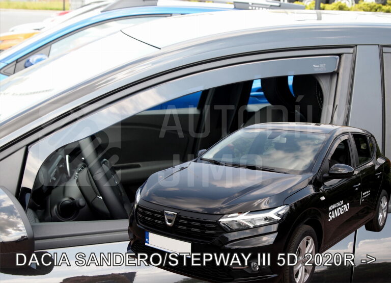 Ofuky oken Dacia Sandero Stepway III 5dv., přední, 2020-