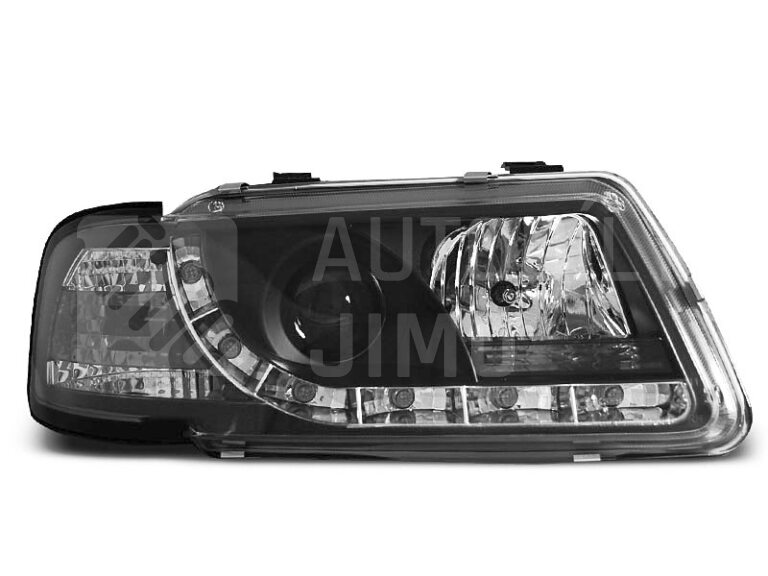 Přední světla, lampy s denním svícením, DRL Audi A3 8L 96-00 černé