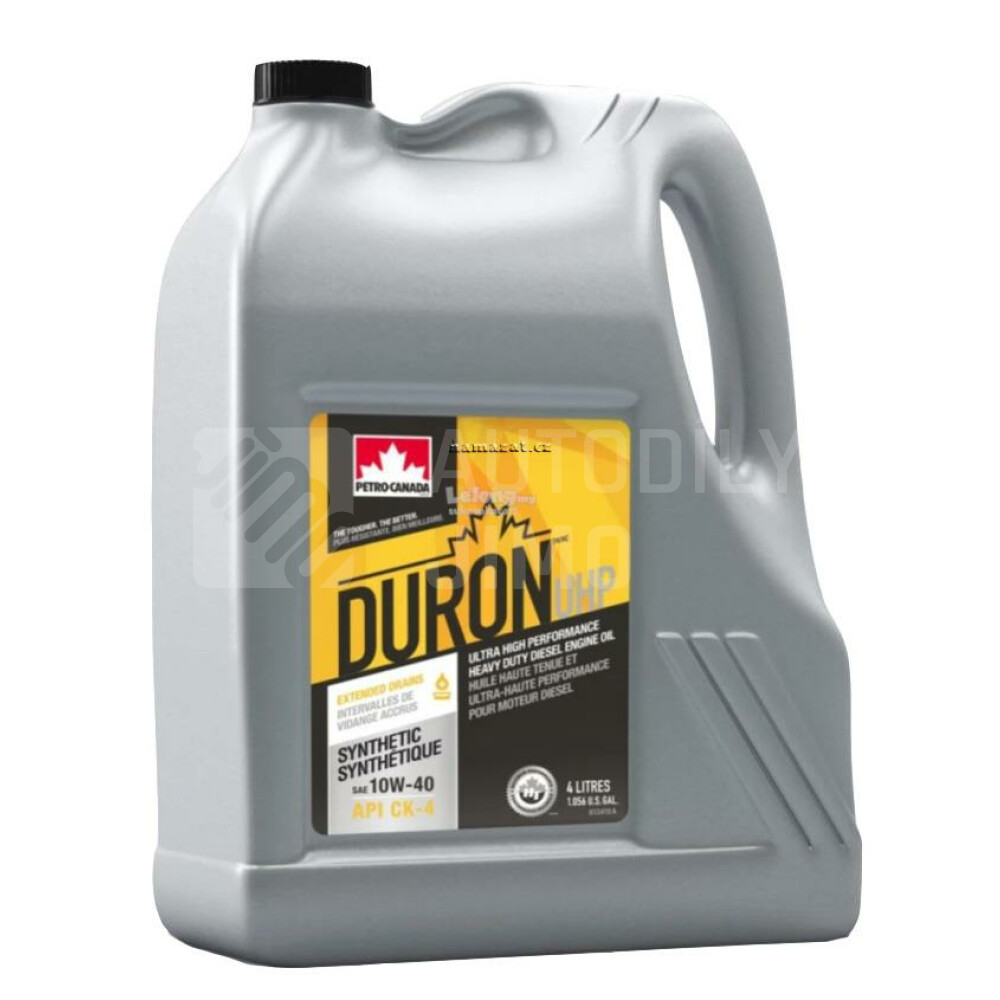 Motorový olej Petro Canada Duron UHP SAE 10W 40 4l.jpg