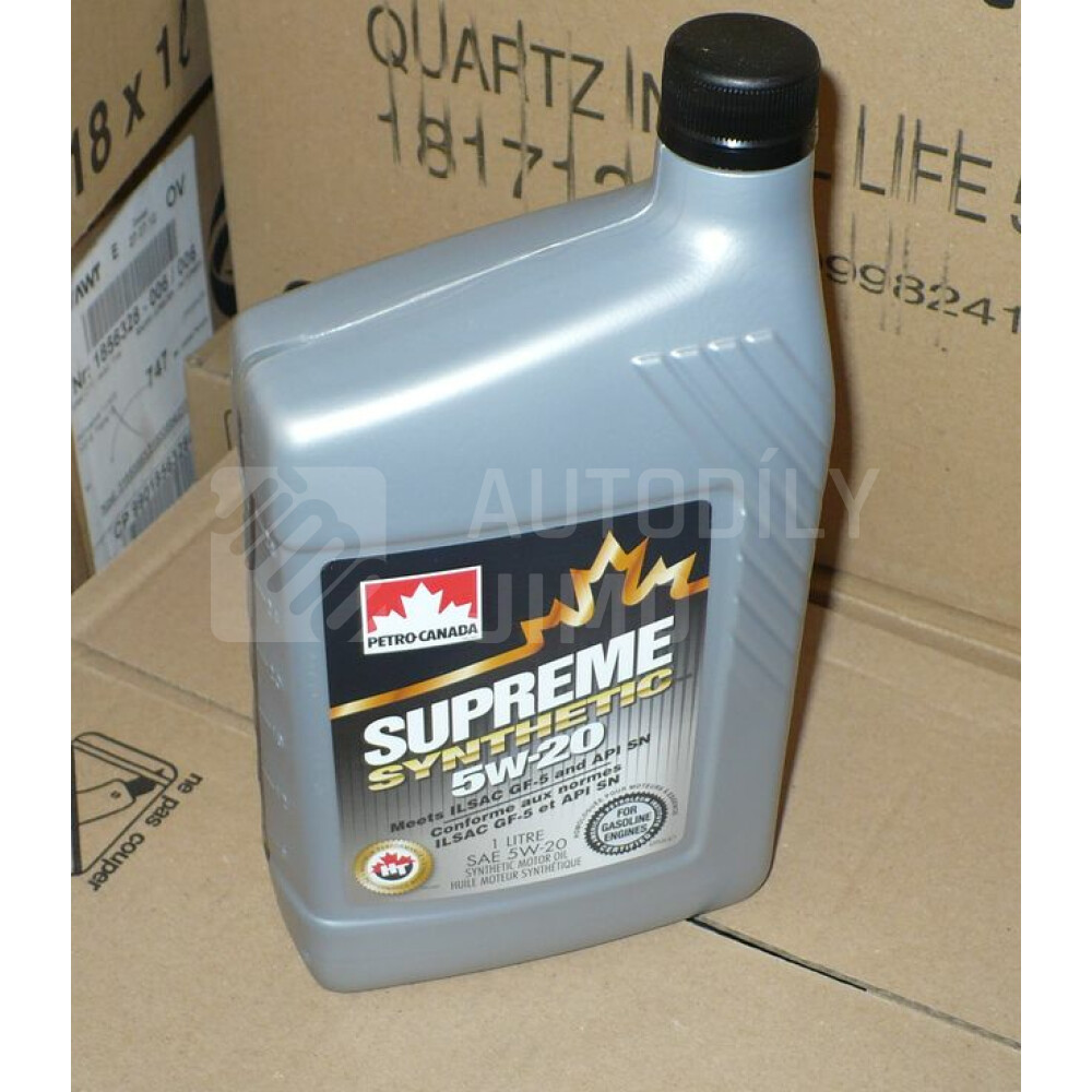 Motorový olej Petro-Canada Supreme Synthetic SAE 5W-20 1l.jpg