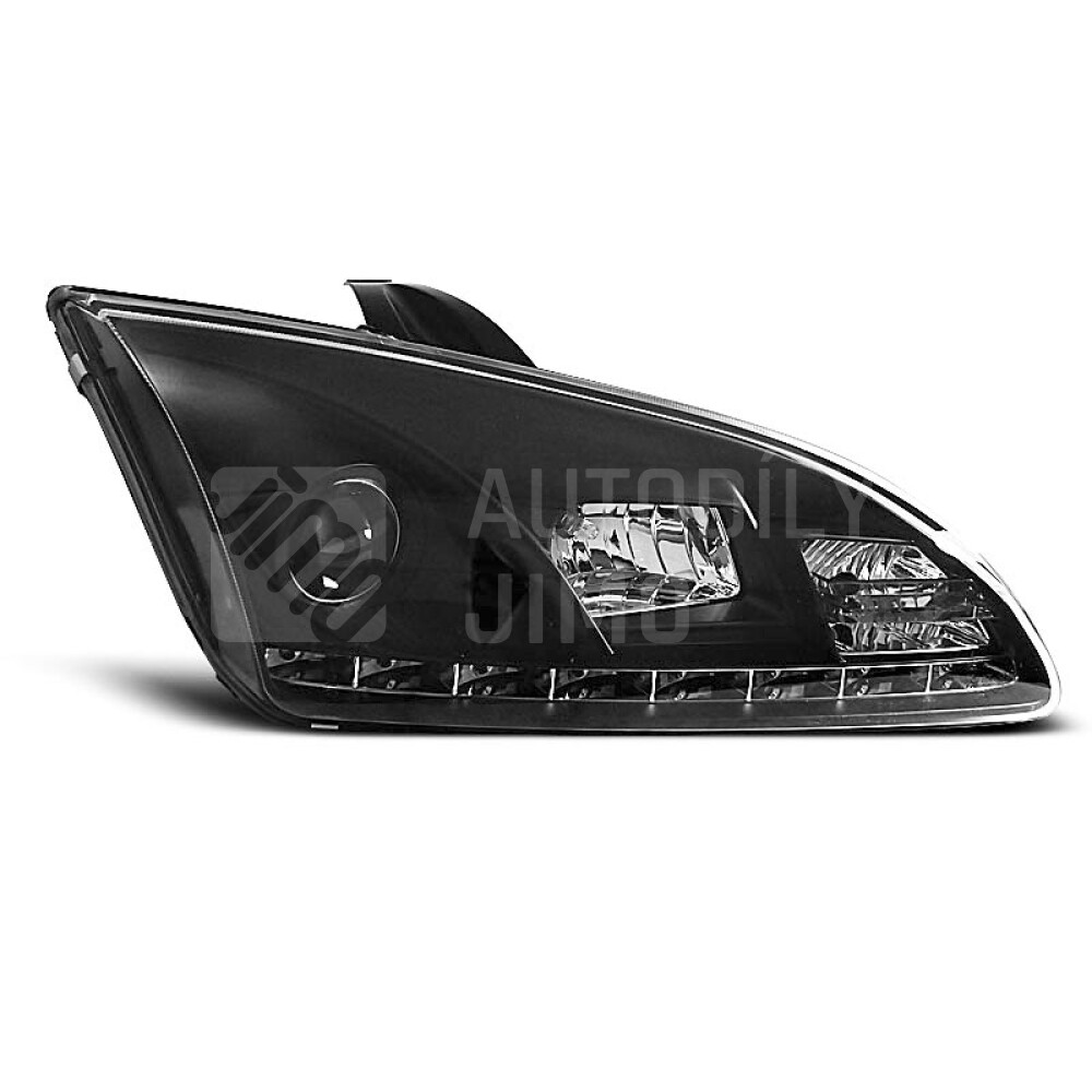 Přední světla, lampy Ford Focus 04-08 Day light černá.jpg