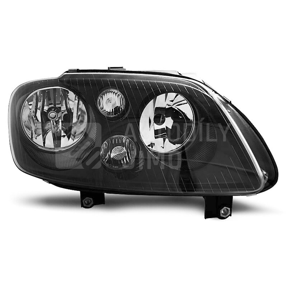 Přední světla, lampy VW Caddy, Touran 03-06 černá H7/H7.jpg