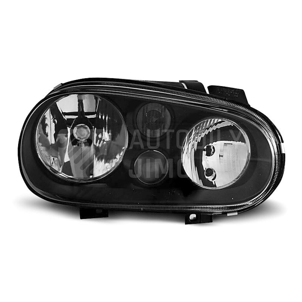Přední světla, lampy VW Golf IV 97-04 černá, s mlhovkou .jpg