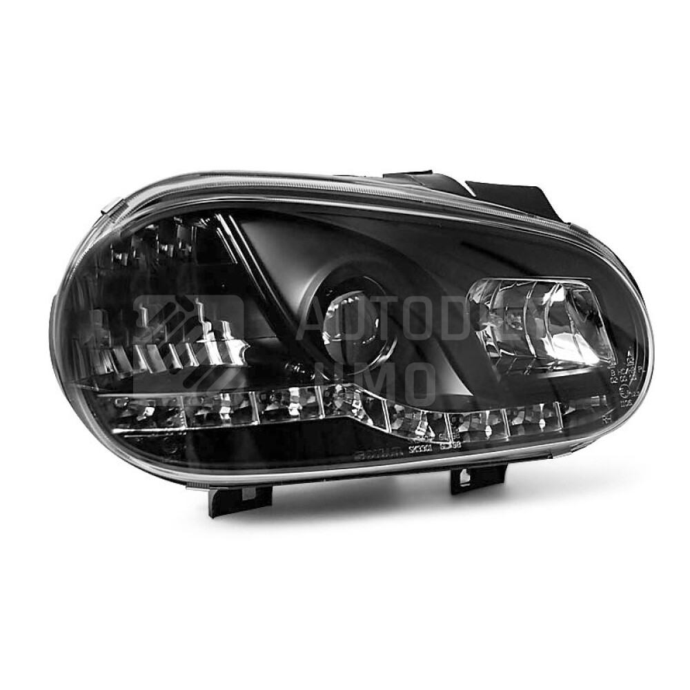 Přední světla, lampy VW Golf IV 97-04 Daylight černé.jpg