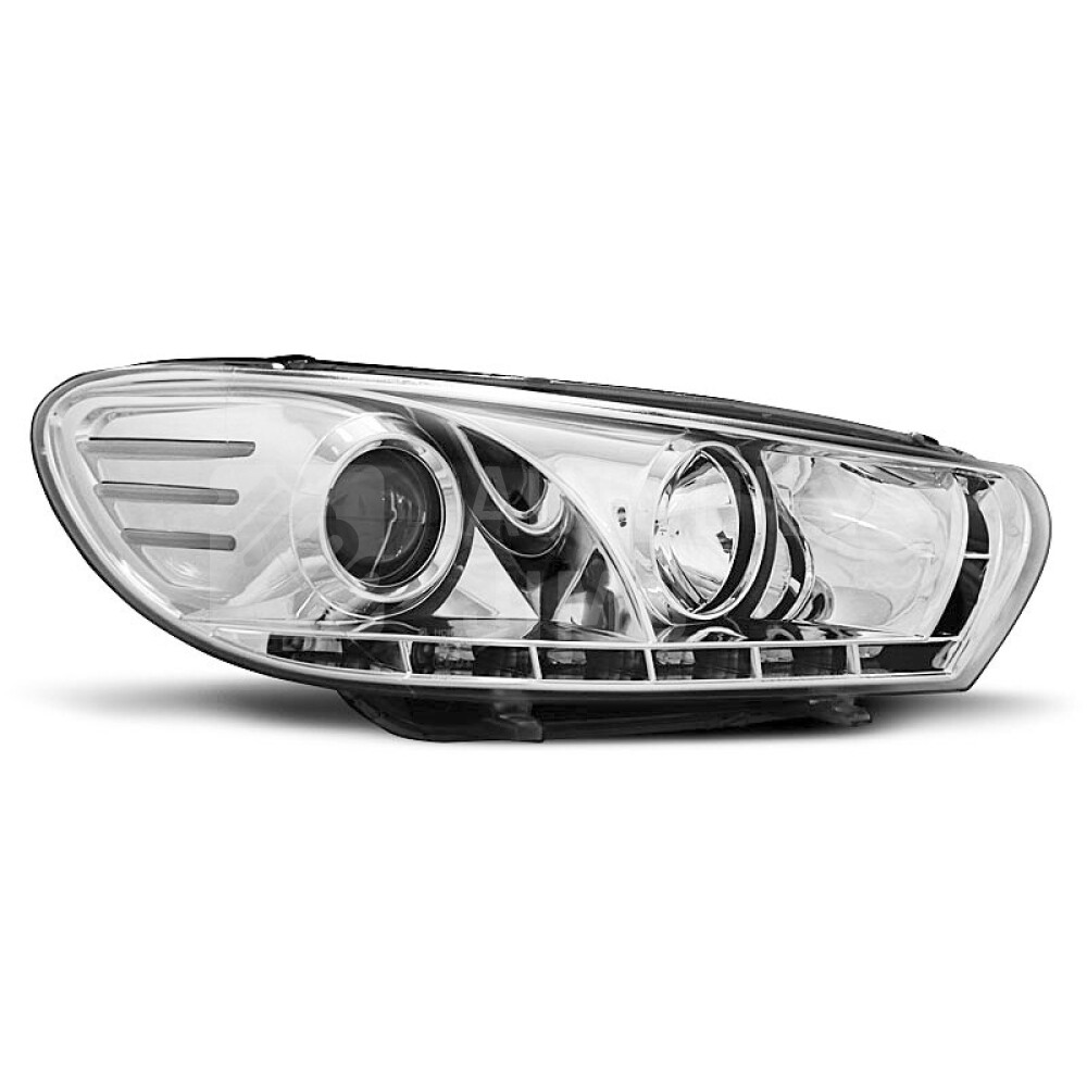 Přední světla, lampy VW Scirocco 08- Day light chromové H7/H1.jpg