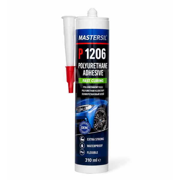 Mastersil Polyuretanové lepidlo 50“ShA 310 ml k lepení plastových lemů a prahů