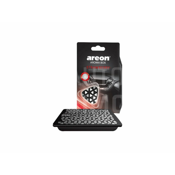 AREON AROMA BOX - Strawberry gelová vůně do auta