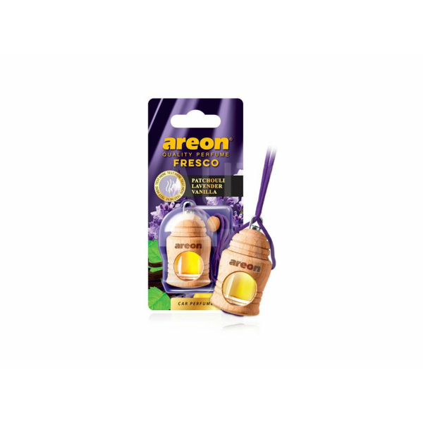 AREON FRESCO Patchouli Lavender - Vanilla 4 ml závěsná vůně 3D