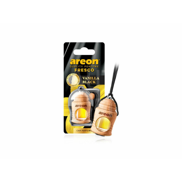 AREON FRESCO Vanilla Black 4 ml závěsná vůně 3D