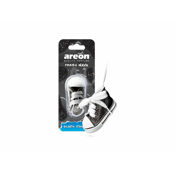 AREON FRESH WAVE - Black Crystal závěsná vůně 3D
