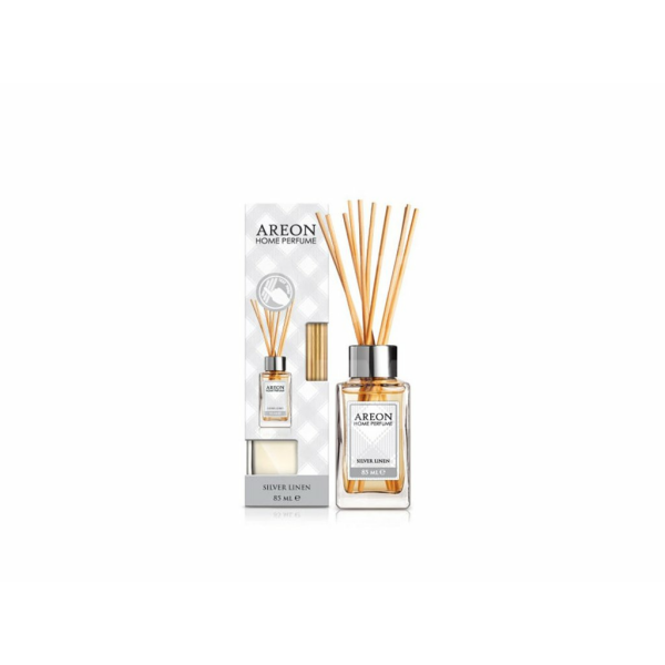AREON HOME PERFUME 85 ml - Silver Linen difuzér s tyčinkami