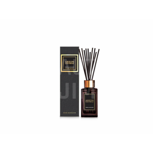 AREON HOME PERFUME Black 85 ml - Vanilla Black difuzér s tyčinkami
