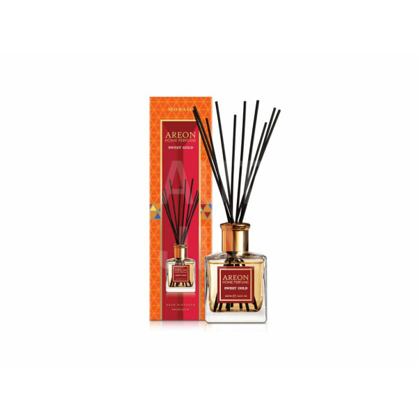 AREON HOME PERFUME MOSAIC 150ml - Sweet Gold difuzér s tyčinkami