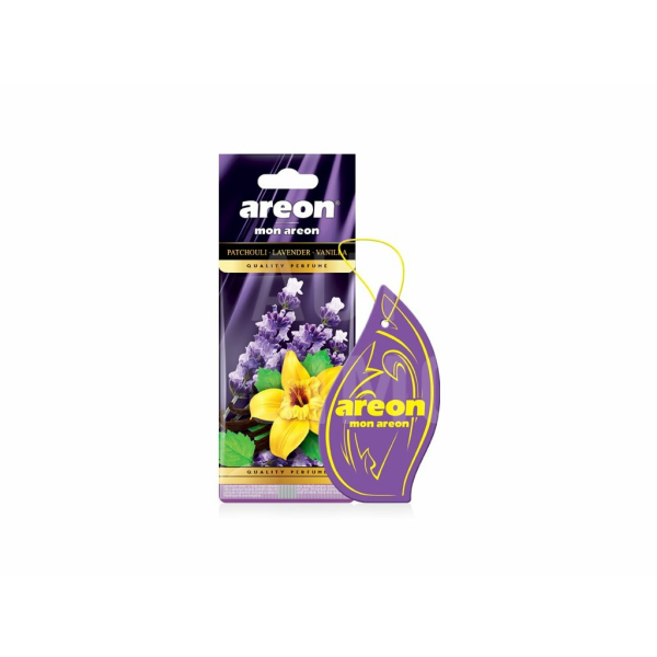AREON MON - Patchouli Lavender Vanilla závěsná vůně klasická