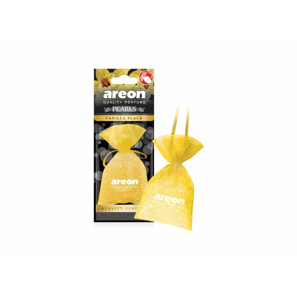 AREON PEARLS - Vanilla Black závěsná vůně 3D