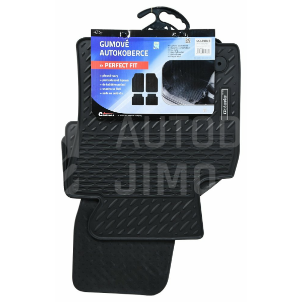 Autoberce gumové Škoda Octavia II PERFECT FIT s fixací Autoberce gumové Škoda Octavia II PERFECT FIT s fixací