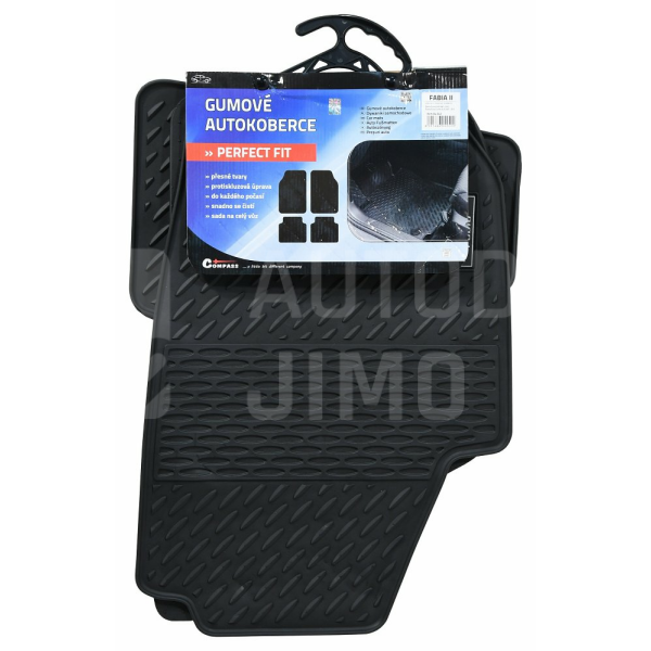 Autokoberce gumové Škoda Fabia II PERFECT FIT  Autokoberce gumové Škoda Fabia II PERFECT FIT