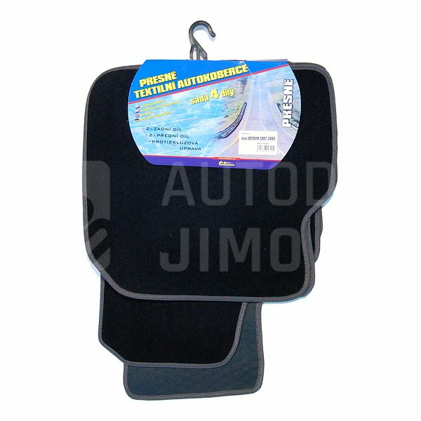 Autokoberce textilní 4ks Škoda Octavia II. 2004-2008 Autokoberce textilní 4ks Škoda Octavia II. 2004-2008