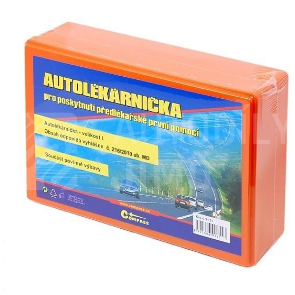 Autolékárnička plastová velká  Autolékárnička plastová velká