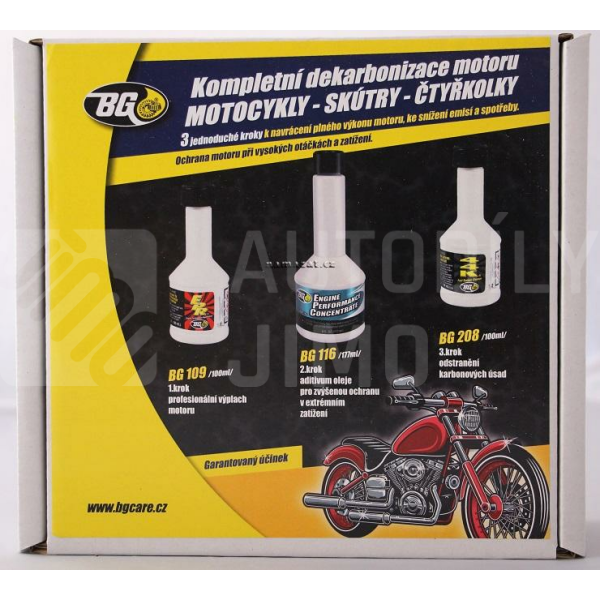 BG6900K - Sada pro dekarbonizaci - 4T motocykly (BG 109 + 116 + 208) BG6900K - Sada pro dekarbonizaci - 4T motocykly (BG 109 + 116 + 208)