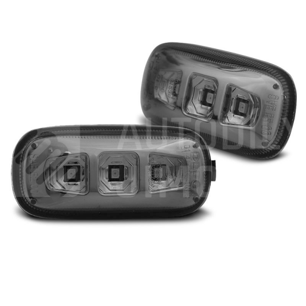 Boční blinkry, směrová světla Audi A4 B6 B7 00-08, LED - kouřové Boční blinkry, směrová světla Audi A4 B6 B7 00-08, LED - kouřové