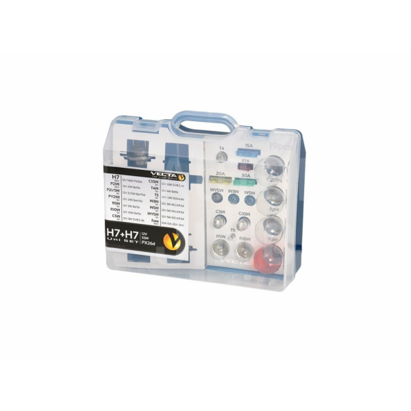 Box žárovek MEGA UNI 12V/H7+H7