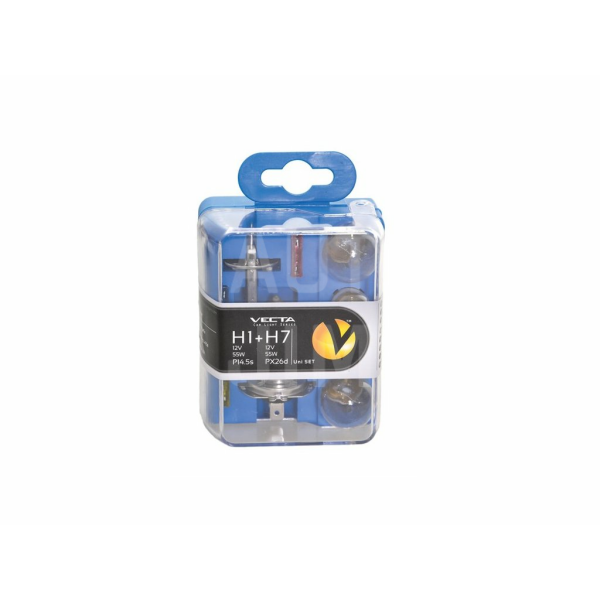 Box žárovek UNI 12V/H1+H7