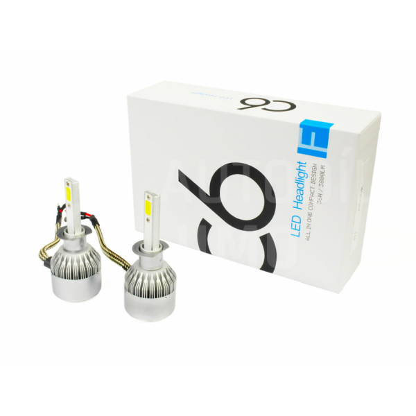 BridgeLUX™ LED žárovky H1 C6 COB  do hlavních světlometů 12V/24V 7600Lm  BridgeLUX™ LED žárovky H1 C6 COB  do hlavních světlometů 12V/24V 7600Lm
