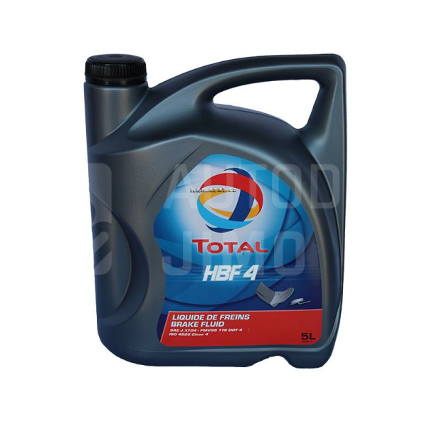 Brzdová kapalina TOTAL HBF4 DOT4 5l  Brzdová kapalina TOTAL HBF4 DOT4 5l