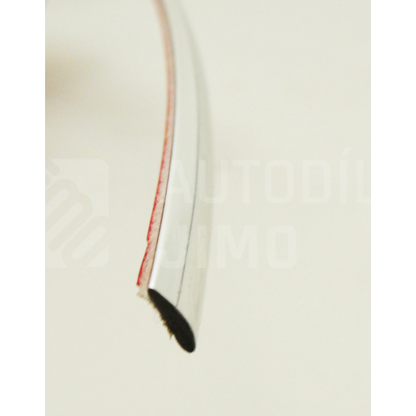 Chromová samolepící lišta 8mm x 1m, libovolná délka Chromová samolepící lišta 8mm x 1m, libovolná délka