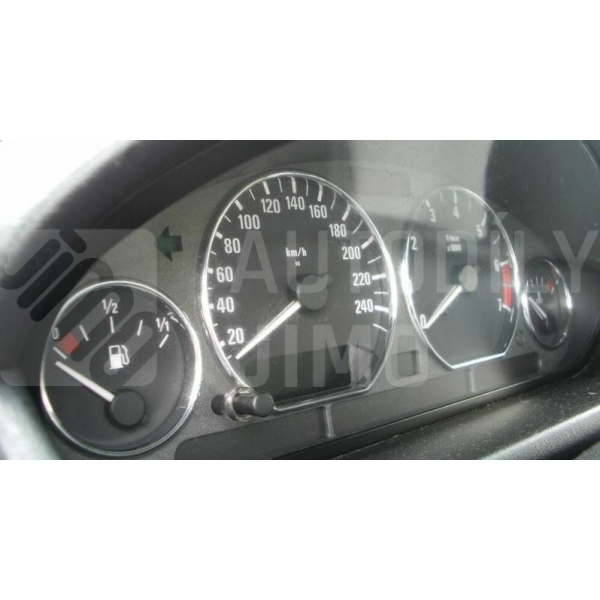 Alu rámečky budíků BMW E36