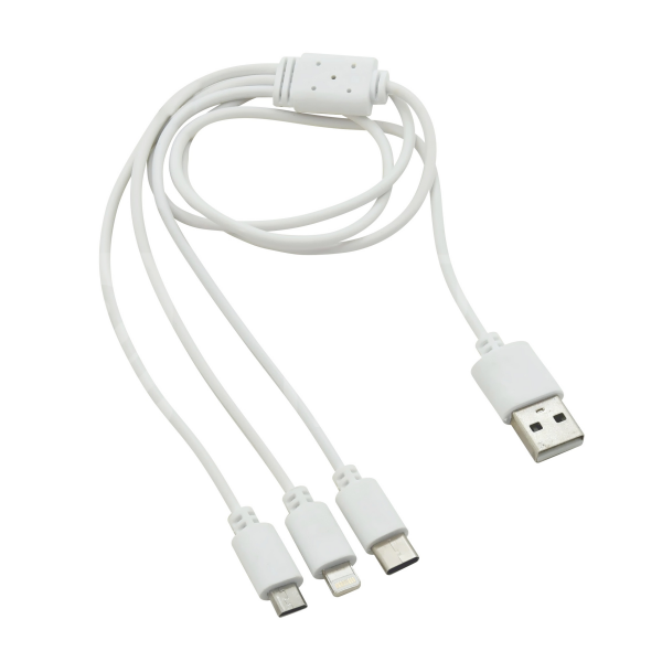 Compass Nabíjecí USB kabel 3in1 (micro USB, iPhone, USB C)