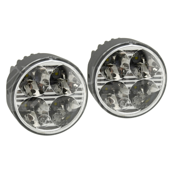 Compass Světla denního svícení 4 HIGH POWER LED 12V/24V (kulatá 70 mm) Compass Světla denního svícení 4 HIGH POWER LED 12V/24V (kulatá 70 mm)