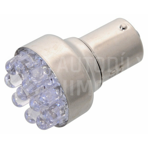 Compass Žárovka 12LED 12V Ba15s oranžová Compass Žárovka 12LED 12V Ba15s oranžová