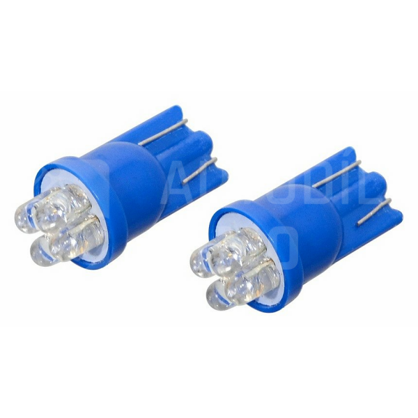 Compass Žárovka 4LED 12V T10 modrá 2ks Compass Žárovka 4LED 12V T10 modrá 2ks