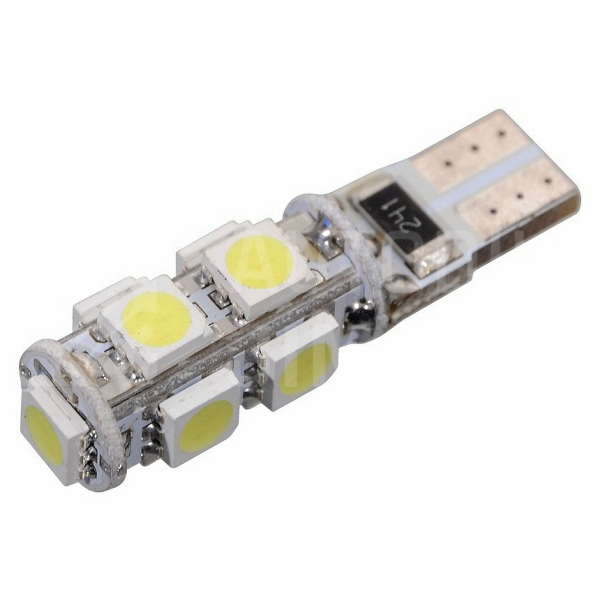 Compass Žárovka 9 SMD LED 12V T10 s rezistorem CAN-BUS ready bílá Compass Žárovka 9 SMD LED 12V T10 s rezistorem CAN-BUS ready bílá