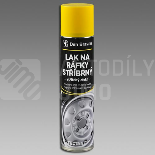 DEN BRAVEN Lak na ráfky stříbrný 400ml DEN BRAVEN Lak na ráfky stříbrný 400ml