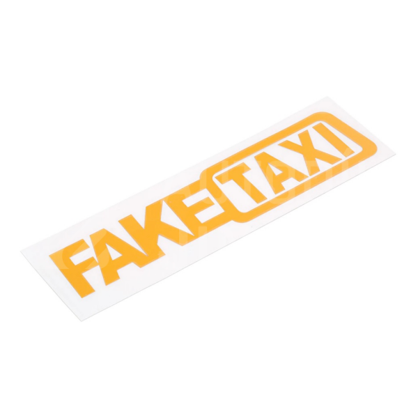FakeTaxi nálepka samolepka 20x4,8cm