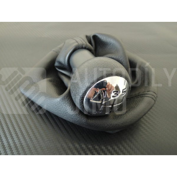 Germany řadící páka s manžetou Peugeot 207 307 407 5st černá hlavice