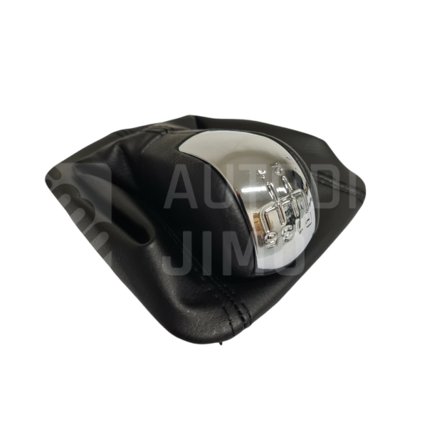 Germany Řadící páka Škoda Octavia II 1Z 5 i 6st  kožená chromová rukojeť  hlavice