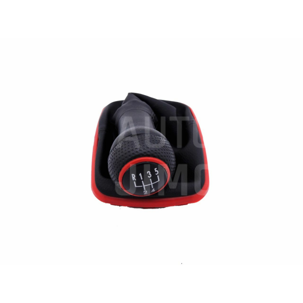 Germany řadící páka VW Golf IV Bora 5st hlavice rukojeť - red design Germany řadící páka VW Golf IV Bora 5st hlavice rukojeť - red design
