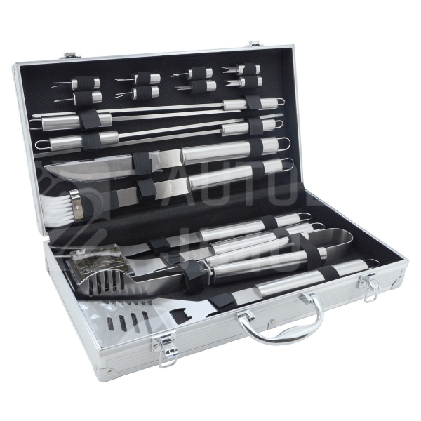 Grilovací nářadí sada 18ks ALU kufřík