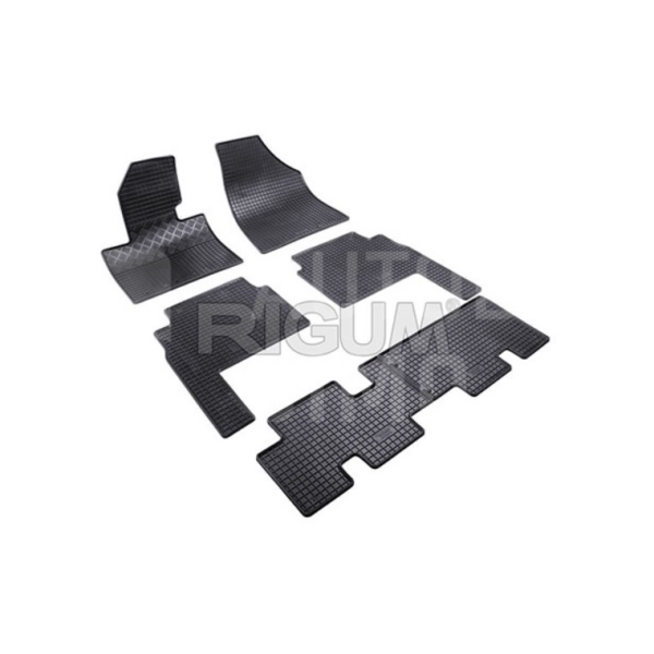 Gumové autokoberce Kia Sorento 2009-, 7místné  Gumové autokoberce Kia Sorento 2009-, 7místné